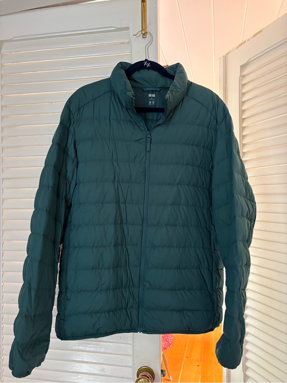 UNIQLO Men's Lightweight Puffer Jacket - Teal